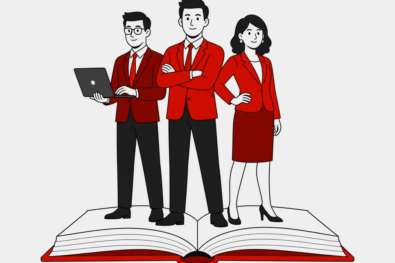 Book design and formatting illustration